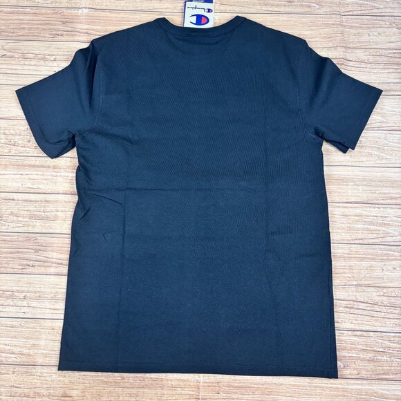 Champion Mens Black T-Shirt  Medium Heritage Heavyweight Fabric - Picture 2 of 10